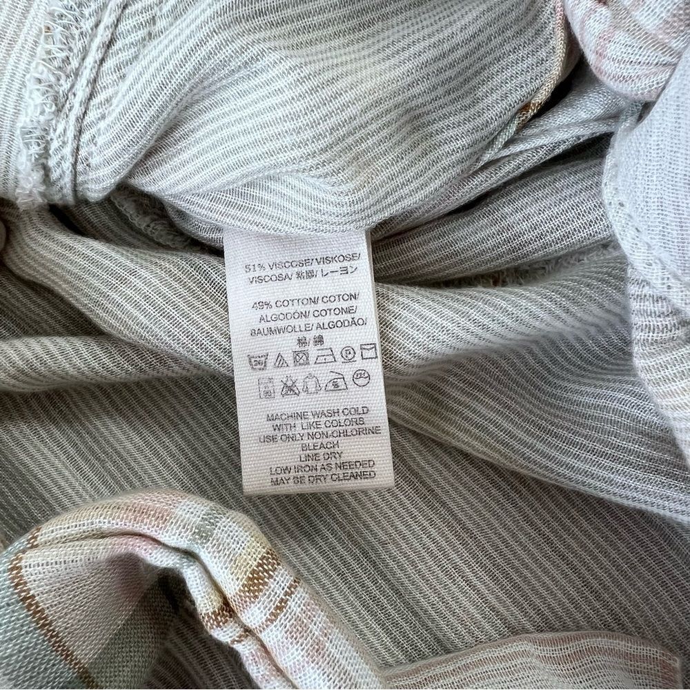 Nwt free people nordic day plaid top - Picture 3 of 8